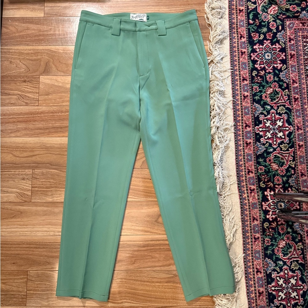 Bogey Boys Men's The Best Pant Green Size 32 Rare Vintage Inspired